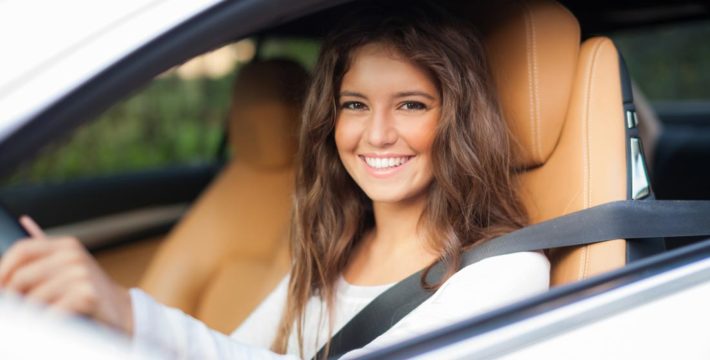 A photo of a teen driver