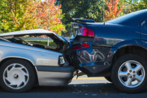 Photo of a car accident