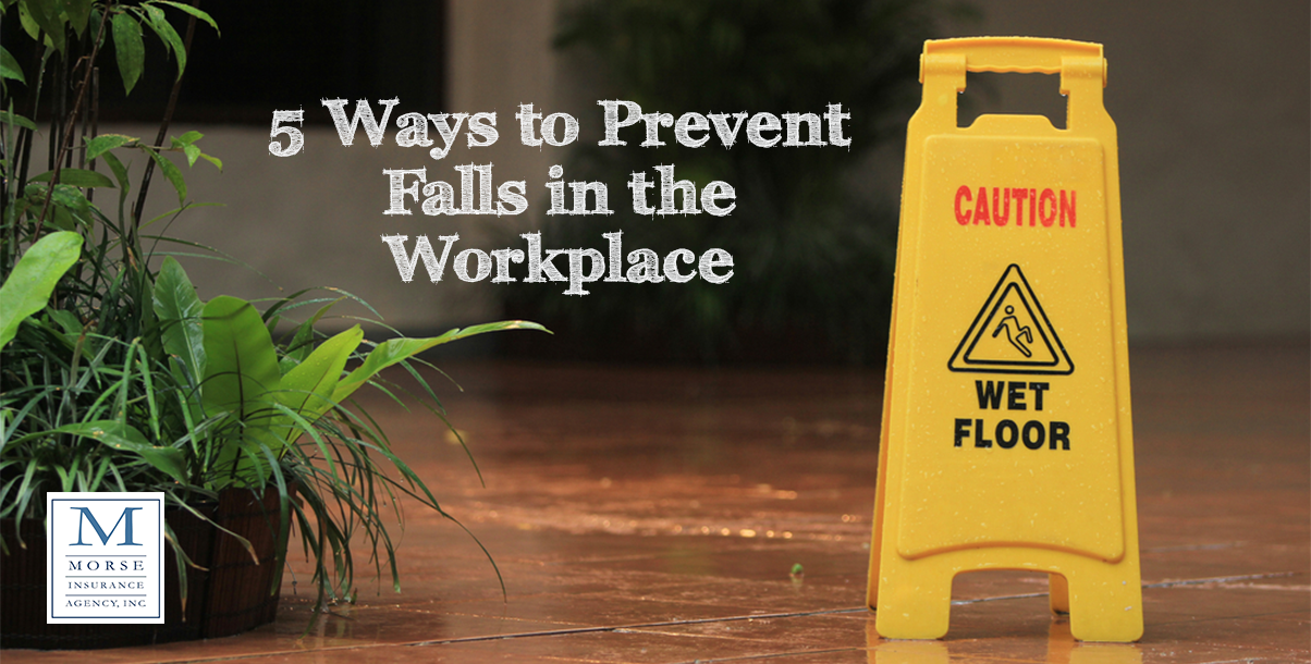 A photo of a caution sign in an office setting