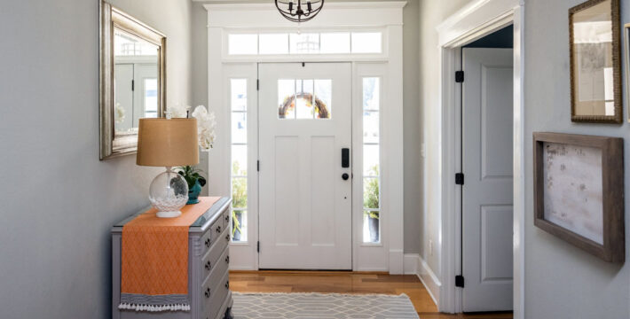 Interior image of a home's foyer